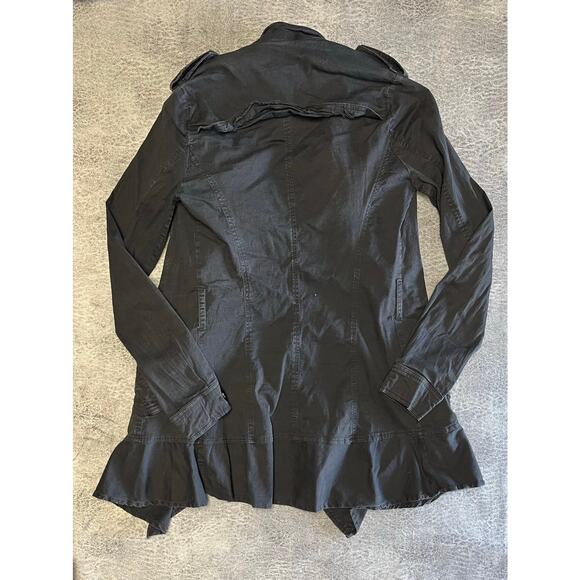 Y2k Double Zero Ruffled Blazer Jacket - Picture 5 of 6